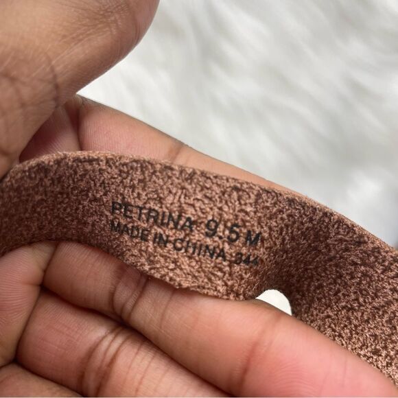 Steve Madden Brown Petrina Wedge Sandal Size 9.5 - Picture 11 of 12